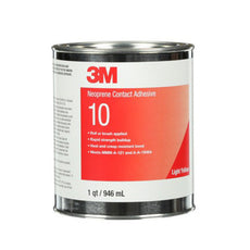 3M 10 Neoprene Contact Adhesive Light Yellow 1 qt Can - 10 1 QUART