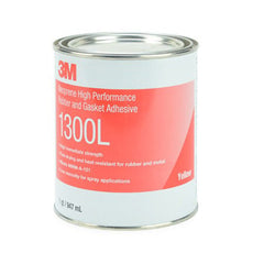 3M 1300L Neoprene High Performance Rubber and Gasket Adhesive Solvent Yellow 1 qt Can - 1300L 1 QUART