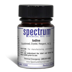 Iodine, Sublimed (DEA List I Chemical), Crystal, Reagent, ACS
