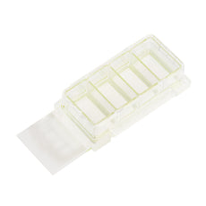 Celltreat 4 Chamber Cell Culture Slide, Glass, Sterile, 12/Cs - 229164