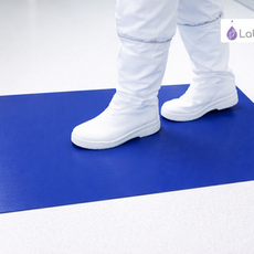 LabClean Sticky Entrance Mats, Medium Tack, White or Blue Film (4 mats/case available upon request at 1/2 cost listed)