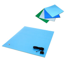 Transforming Technologies 30" x 60" x .080", Gray, Rubber Table Mat, Including Hardware - MT3060GY