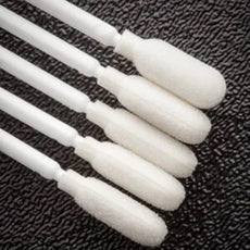 Foamtec CleanWIPE® Flexible Medium Cylinder Foam Tip Swabs w/ ESD Safe Handle - 8,000 Swabs/Case - HT1801-500