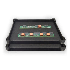 Conductive Containers Corstacker Handling Trays 6202w/.125 LD30&CorstatPad, 5/Case - 6202A