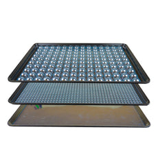 Conductive Containers Kleanstat Bubble Tray Liners - Cafeteria Style Trays 24.25 x 16.125 x .25", 10/Case - KSB2416-SB-15-TPU