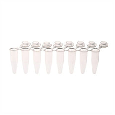 Celltreat PCR 8-Strip Tubes, 0.2mL, Separable, Attached Flat Caps, Clear, 120/Cs - 230461