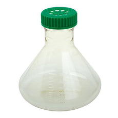  Celltreat 2L Fernbach Flask, Vent Cap, Plain Bottom, Polycarbonate, Sterile, 6/Cs - 229860