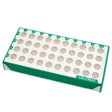  Celltreat Easy-Grip Workstation Rack, CF Cryogenic Vial, 40 Place, Reusable, Non-sterile, 2/Cs - 229941