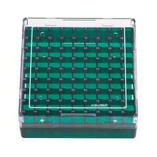  Celltreat Storage Box, CF Cryogenic Vial, 100 Place, Polycarbonate, Non-sterile, 5/Cs - 229945