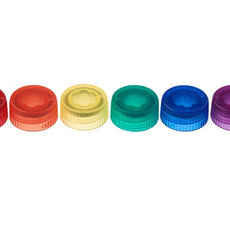  Celltreat CAP ONLY, Screw Top Micro Tube Cap, O-Ring, Translucent, Assorted Colors, Non-sterile, 1000/Cs - 230842A