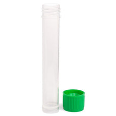  Celltreat 12mL Transport Tube, Green Cap - Bag, Sterile (Tubes and Caps Packed Separately), 500/Cs - 230418