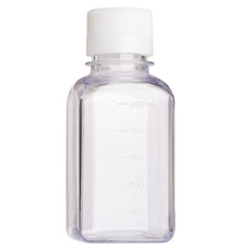  Celltreat 250mL Media Bottle, Square, PETG, Tamper Evident, Bulk, Sterile, 24/Cs - 230763TE