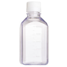  Celltreat 500mL Media Bottle, Square, PETG, Individually Wrapped, Sterile, 24/Cs - 230754
