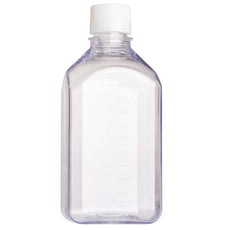  Celltreat 1000mL Media Bottle, Square, PETG, Individually Wrapped, Sterile, 24/Cs - 230755