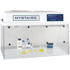 Mystaire MY-ISO5 48" wide laminar flow workstation (tall version). Price includes HEPA filter, initial prefilter, fluorescent light and slip hatch. 110V AC - MY-VLF48T