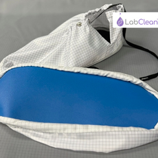 LabClean Polyethylene Shoe Cover (CPE), 5.7 gsm, 17" (X-Large):  Blue