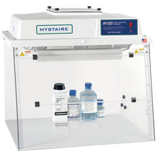 Mystaire MY-ISO5 32" wide vertical laminar flow workstation. Price includes HEPA filter, initial prefilter, fluorescent light and slip hatch. 110V AC - MY-VLF32