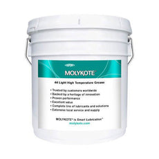 DuPont MOLYKOTE 44 High Temperature Bearing Grease, Medium, Off-White 3.6 kg Pail - 44 MED GRSE 3.6KG
