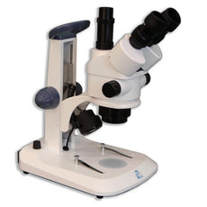 Meiji Techno EM-33 LED Trinocular Entry-Level 0.7X-4.5X Incident and Transmitted Zoom Stereo Microscope
