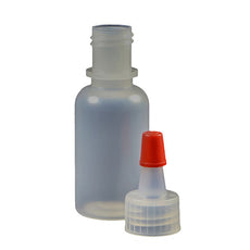 Jensen Global 0.5 oz. Bottle w/ Yorker Cap & Red Tip Cap - JG0.5BC-YC