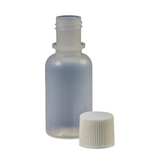 Jensen Global 0.5 oz. Bottle Cylinder w/ 15-415 Closed Cap - JG0.5BC-CC