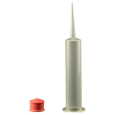 Jensen Global 10 cc Taper Tip Air Barrel, Red Thermal Stopper - Bag/20 - JG10AT-20