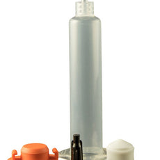 Jensen Global 10 cc Air Barrel, White PE Stopper, Cap Kit - Box/30 - JG10A-30K