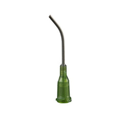 Jensen Global 14 Gauge 1.0" HP Series Tip ID .063" 45º Bend - Olive - Box/50 - JG14-1.0HPX-45