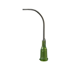 Jensen Global 14 Gauge 1.5" HP Series Tip ID .063" 90º Bend - Olive - Box/50 - JG14-1.5HPX-90