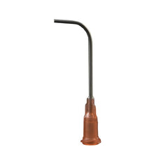 Jensen Global 15 Gauge 1.5" HP Series Tip ID .052" 90º Bend - Brown - Box/50 - JG15-1.5HPX-90