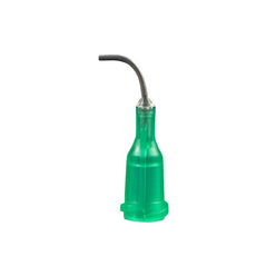 Jensen Global 18 Gauge 0.5" HP Series Tip ID .033" 90º Bend - Green - Box/50 - JG18-0.5HPX-90