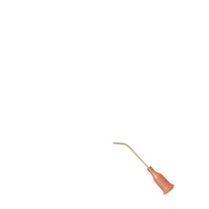 Jensen Global 18 Gauge 1.0" IT Series Tip ID .038" 45º Bend - Pink - Box/50 - JG18-1.0X-45
