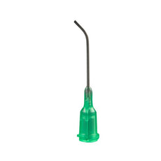 Jensen Global 18 Gauge 1.0" HP Series Tip ID .033" 45º Bend - Green - Box/50 - JG18-1.0HPX-45