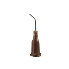 Jensen Global 19 Gauge 0.5" IT Series Tip ID .033" 45º Bend - Brown - Box/50 - JG19-0.5X-45