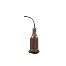 Jensen Global 19 Gauge 0.5" IT Series Tip ID .033" 90º Bend - Brown - Box/50 - JG19-0.5X-90