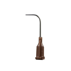Jensen Global 19 Gauge 1.0" IT Series Tip ID .033" 90º Bend - Brown - Box/50 - JG19-1.0X-90