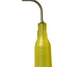 Jensen Global 20 Gauge 0.5" IT Series Tip ID .025" 90º Bend - Yellow - Box/50 - JG20-0.5X-90