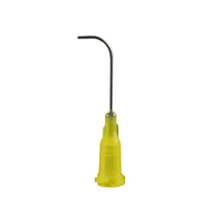 Jensen Global 20 Gauge 1.0" IT Series Tip ID .025" 90º Bend - Yellow - Box/50 - JG20-1.0X-90