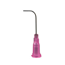 Jensen Global 20 Gauge 1.0" HP Series Tip ID .023" 90º Bend - Pink - Box/50 - JG20-1.0HPX-90