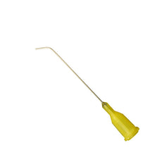 Jensen Global 20 Gauge 1.5" IT Series Tip ID .025" 45º Bend - Yellow - Box/50 - JG20-1.5X-45