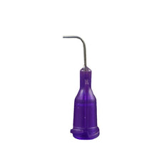 Jensen Global 21 Gauge 0.5" HP Series Tip ID .020" 90º Bend - Purple - Box/50 - JG21-0.5HPX-90