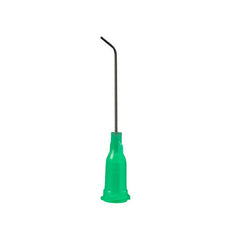 Jensen Global 21 Gauge 1.0" IT Series Tip ID .022" 45º Bend - Green - Box/50 - JG21-1.0X-45