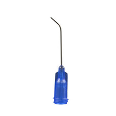Jensen Global 22 Gauge 1.0" HP Series Tip ID .016" 45º Bend - Blue - Box/50 - JG22-1.0HPX-45