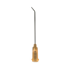 Jensen Global 23 Gauge 1.5" HP Series Tip ID .013" 45º Bend - Orange - Box/50 - JG23-1.5HPX-45