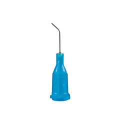 Jensen Global 25 Gauge 0.5" IT Series Tip ID .012" 45º Bend - Blue - Box/50 - JG25-0.5X-45