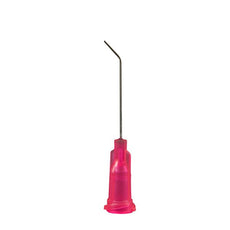 Jensen Global 25 Gauge 1.0" HP Series Tip ID .010" 45º Bend - Red - Box/50 - JG25-1.0HPX-45