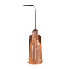 Jensen Global 26 Gauge 1.0" HP Series Tip ID .009" 90º Bend - Peach - Box/50 - JG26-1.0HPX-90