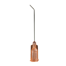 Jensen Global 26 Gauge 1.5" HP Series Tip ID .009" 45º Bend - Peach - Box/50 - JG26-1.5HPX-45