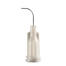 Jensen Global 28 Gauge 0.5" HP Series Tip ID .007" 90º Bend - Light Gray - Box/50 - JG28-0.5HPX-90