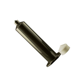 Jensen Global 30 cc ESD Air Barrel, White PE Stopper - Box/20 - JG30A-20-ESD